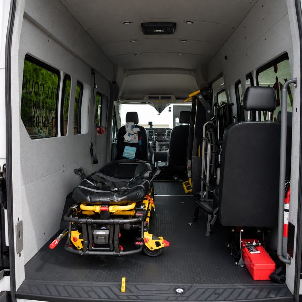 yamhill county medical transport van 2 interior